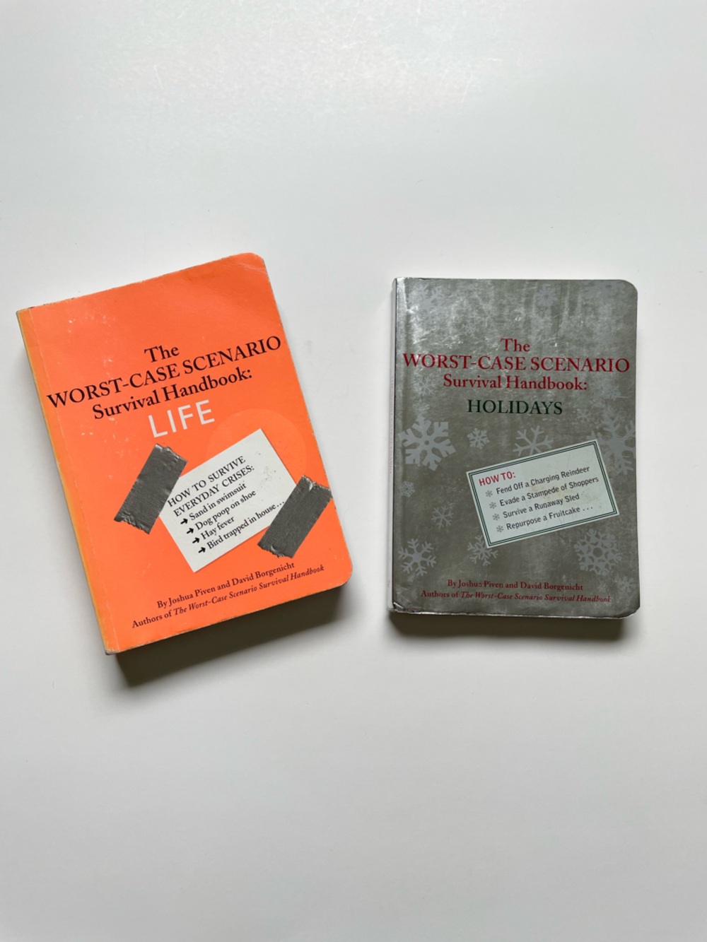 Worst-Case Scenario Survival Handbook Bundle Set of 2- Holidays & Life